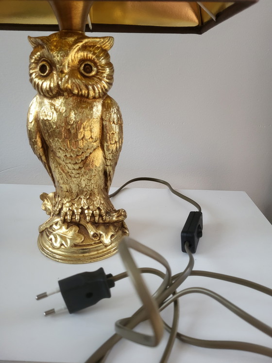 Image 1 of Vintage Uilenlamp Deknudt, L&L WMC – Loevsky & Loevsky, Gesigneerd