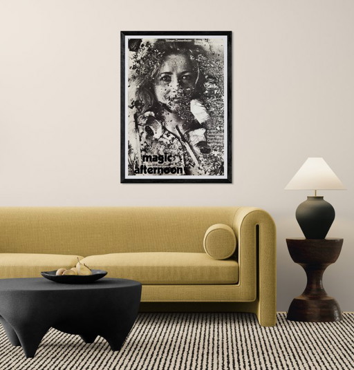 🎭 Magic Afternoon – c. 1969 – Original A1 Theater Poster by Frieder Grindler | Screen Print | 84 × 59 cm | West Germany