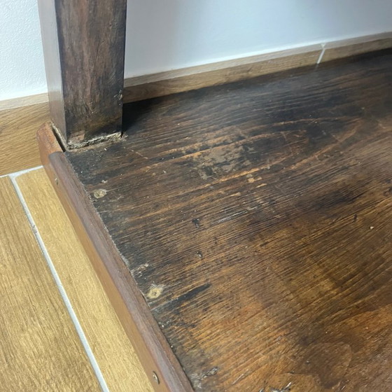 Image 1 of Console ancienne en bois massif – fin XIXᵉ / début XXᵉ siècle