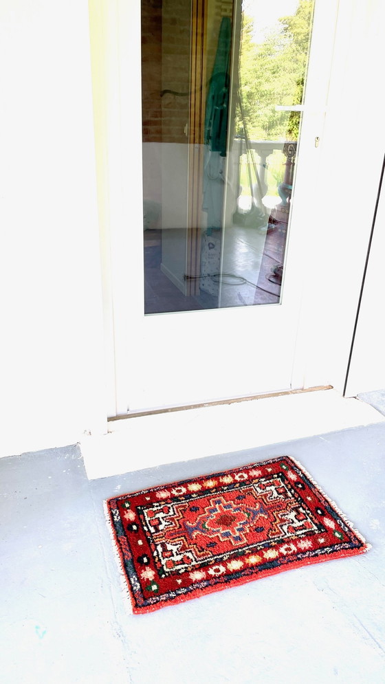 Image 1 of Vintage rug - 40cm x 62cm