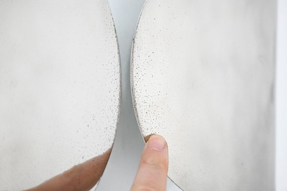 Image 1 of Applique Foglio in metallo cromato di Tobia & Afra Scarpa per Flos, anni '60, set di 2