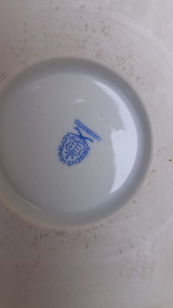Image 1 of Herend Empire vase/cachepot (6409) on base - Rothschild bird