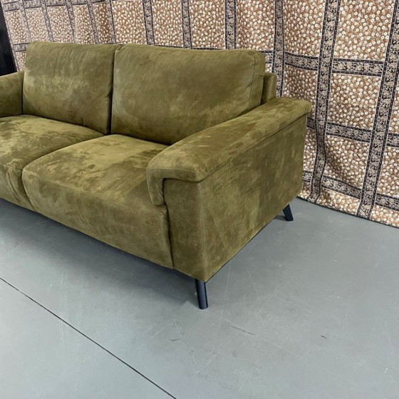 Image 1 of Leather 3-seater sofa