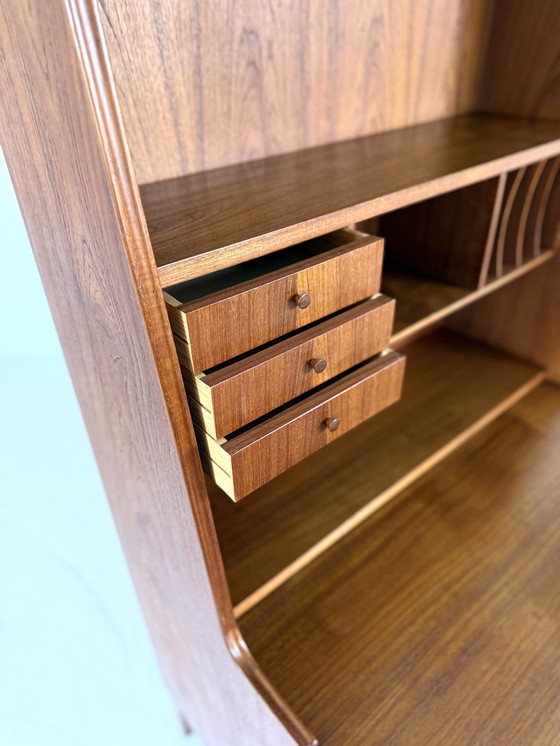 Image 1 of Vintage Danish teak secretary desk '60