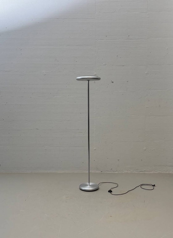 Image 1 of Postmodern aluminum floor lamp with indirect light, 2000s