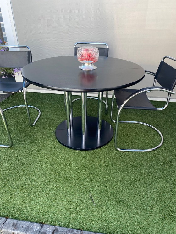 Image 1 of Set da pranzo di design Thonet con sedie Bauhaus