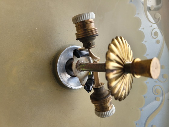 Image 1 of Vintage hanglamp toegeschreven aan Pietro Chiesa voor Fontana Arte - Italië
