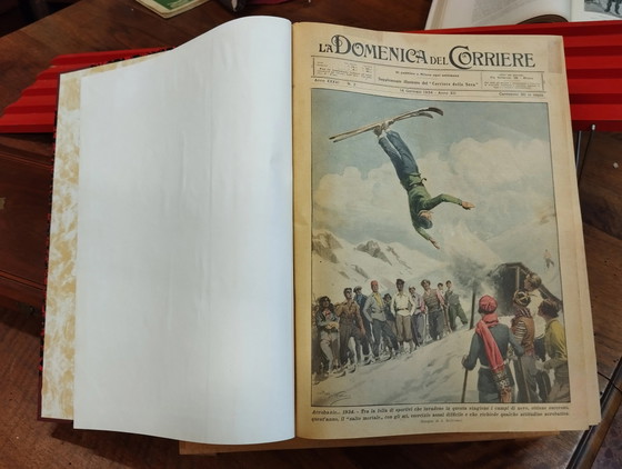 The Sunday of the Courier weekly newspaper, complete year 1934, Magazine rack, Multi Color, Vintage (photo 4 of 6)