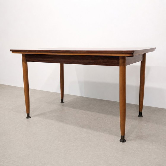 Image 1 of Vintage uitschuifbare eettafel, jaren 60