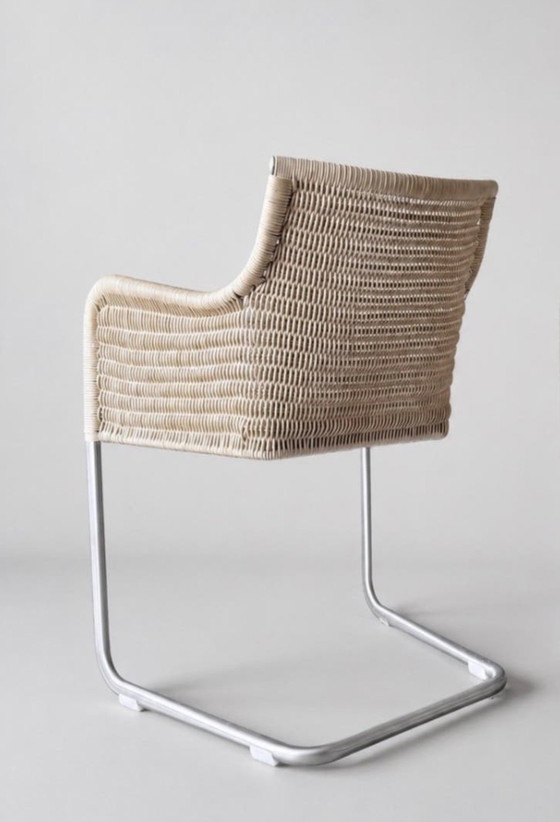 Image 1 of 2 Vintage Tecta D43 stoelen – William Dunkel - Beige Suede