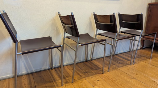 Martin Visser SE06 - 4 chaises de salle à manger Spectrum