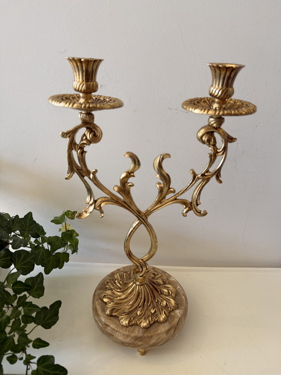 Image 1 of Bougeoir de style Hollywood Regency