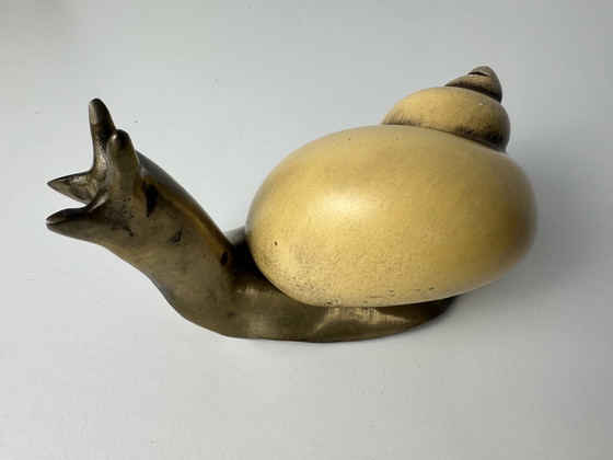 Image 1 of 2x vintage brass snails - Elli Malevolti