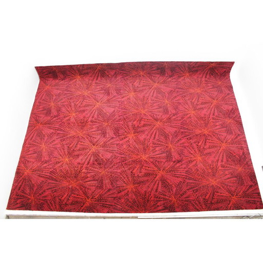 Vintage geometric rug by A. Ambrossová, Czechoslovakia 1960