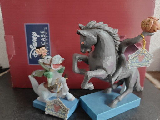🎃 Zeldzaam & Retired: Jim Shore Disney "Heads Up, Ichabod!" 6007059  🎃 