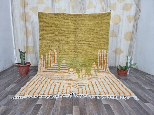 Authentischer, handgefertigter traditioneller marokkanischer Berberteppich, 2/3 m²