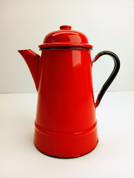 Image 1 of Vintage Enamel Jug