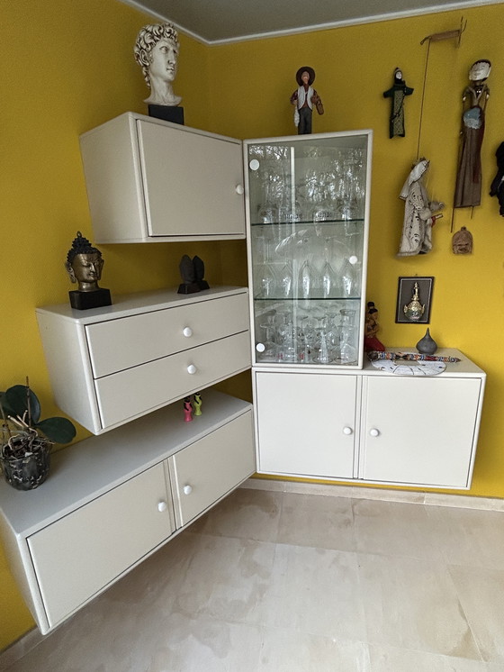 Image 1 of Hulsta wall-mounted cabinet, vintage 80s design.