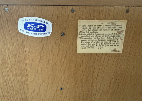 Image 1 of Kurt Østervig eikenhouten hoogbord