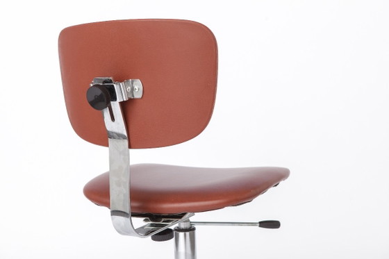 Sedia girevole vintage di Bremshey & Co. | Sedia da ufficio cromata | Germania, anni '80 – Sedie girevoli (photo 9 of 11)