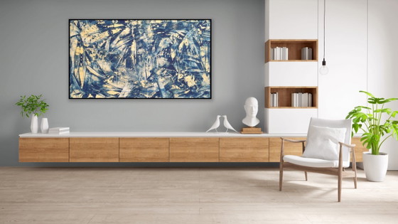 Jürgen Angeler - Blue Golden Jungle – Paintings & Drawings, Canvas (photo 5 of 22)