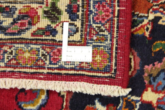 Image 1 of Original Perserteppich Keschan,Kashan Rot 344 x 253 cm Top Zustand Klassik Alt