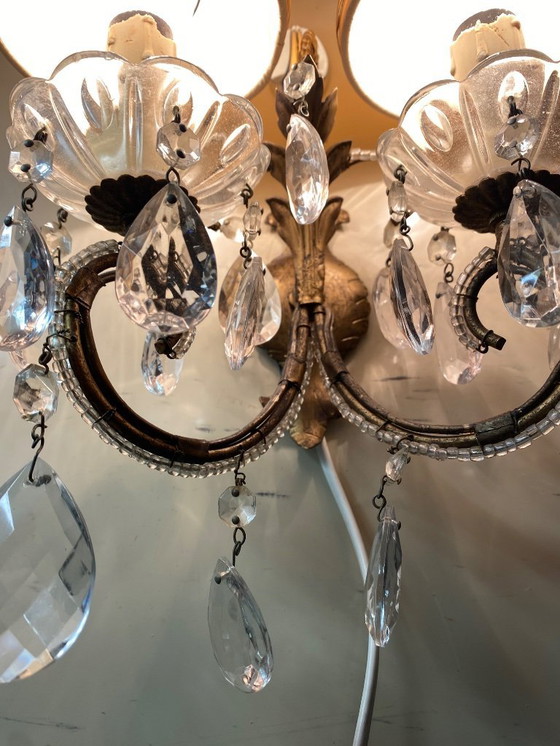 Image 1 of Lampada da parete in cristallo