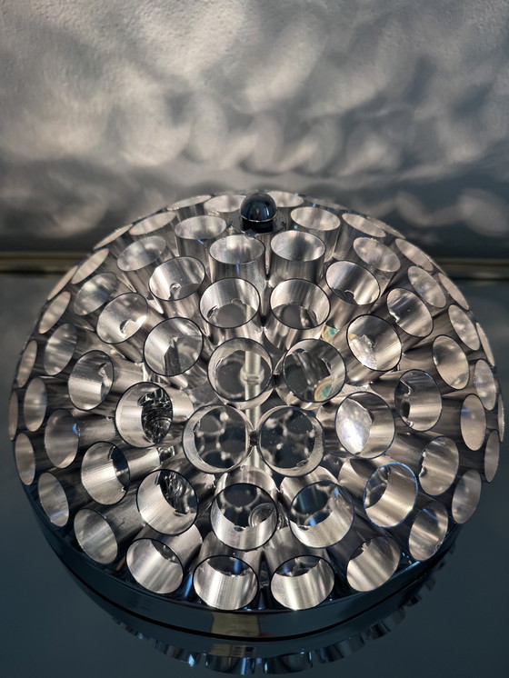 Image 1 of Plafonnier design aluminium années 2000