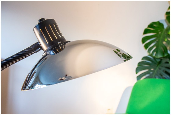 Image 1 of Grote verchroomde aluminium lamp in space age-stijl, jaren 70.