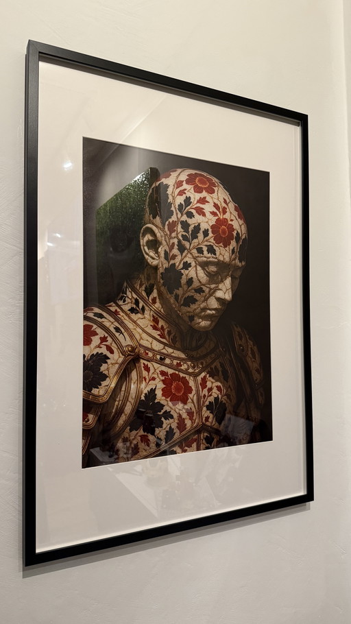 Kintsugi Samurai by Rotan Hunt Mural