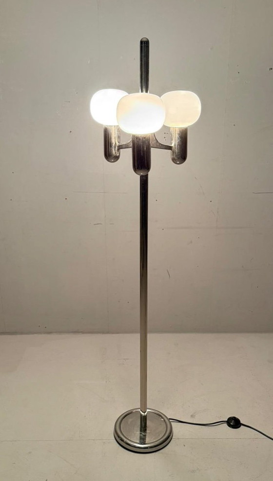 Image 1 of Mid-century floor lamp by Gaetano Sciolari, Italy, 1970s