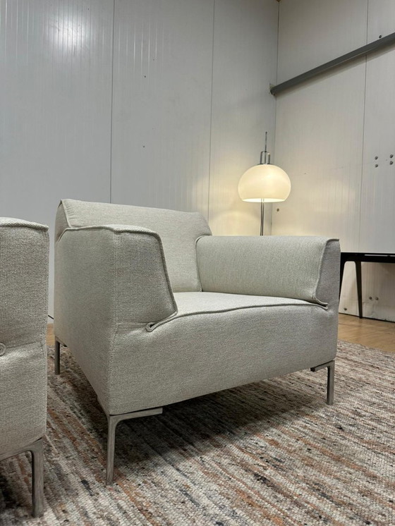 Image 1 of 2x Design on Stock Bloq Sessel ecru