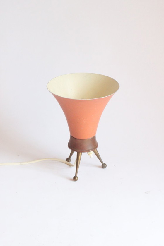 Image 1 of Lámpara de mesa con trípode de la era atómica, década de 1950