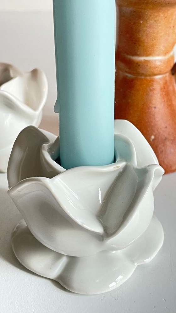 Portacandele Vintage in Porcellana e Gres – Ceramic (photo 22 of 27)