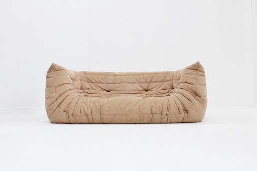 Togo Medium sofa by Michel Ducaroy for Ligne Roset Alcantara