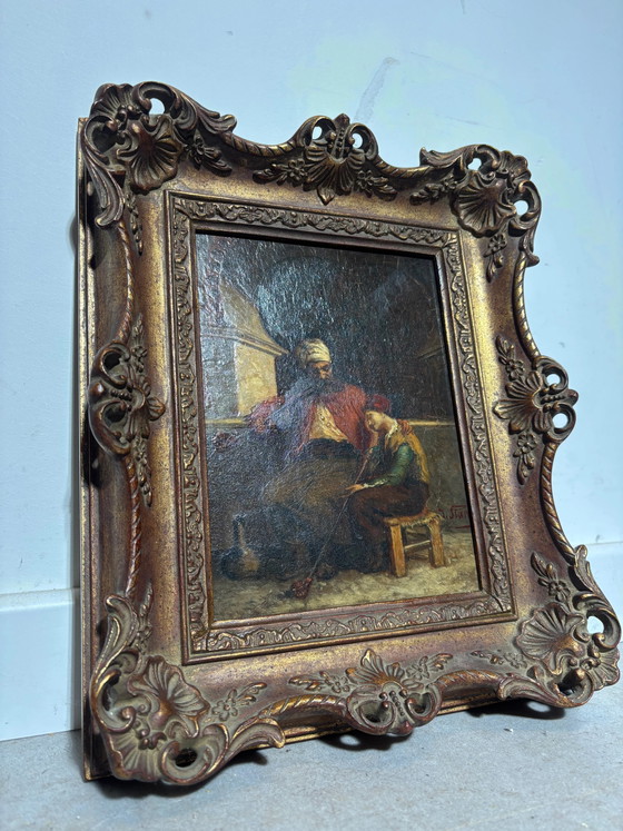 Óleo antiguo sobre tabla de Julius Joseph Gaspar Starck (1814–1884) – Pinturas y dibujos (photo 4 of 6)