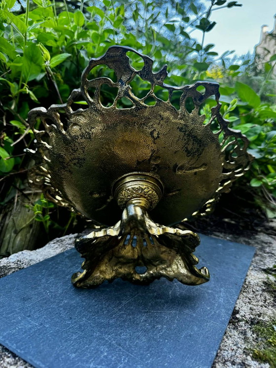 Grande ciotola da frutta in bronzo del XIX secolo. – Ciotole, Bronze, Barok (photo 2 of 3)