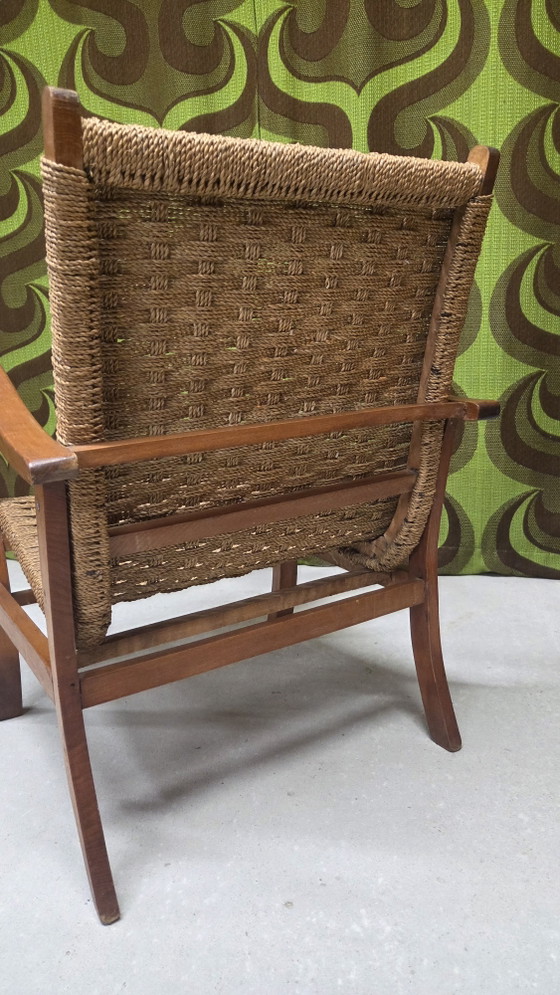 Image 1 of Touwfauteuil Erich Dieckmann Design 