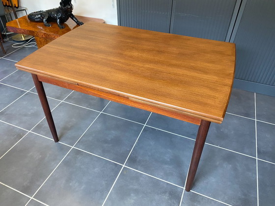 Extendable Scandinavian teak table by Johannes Andersen for Samcom Denmark An60 – Dining tables, Wood (photo 4 of 20)