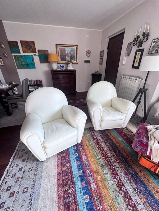 Poltrone (armchair) Frau- Vanity fair colore bianco panna (white cream)