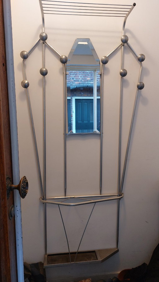 Wandkapstok chroom