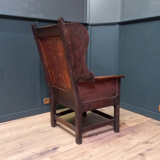 Image 1 of Fauteuil, chaise de berger, chaise d'agneau.