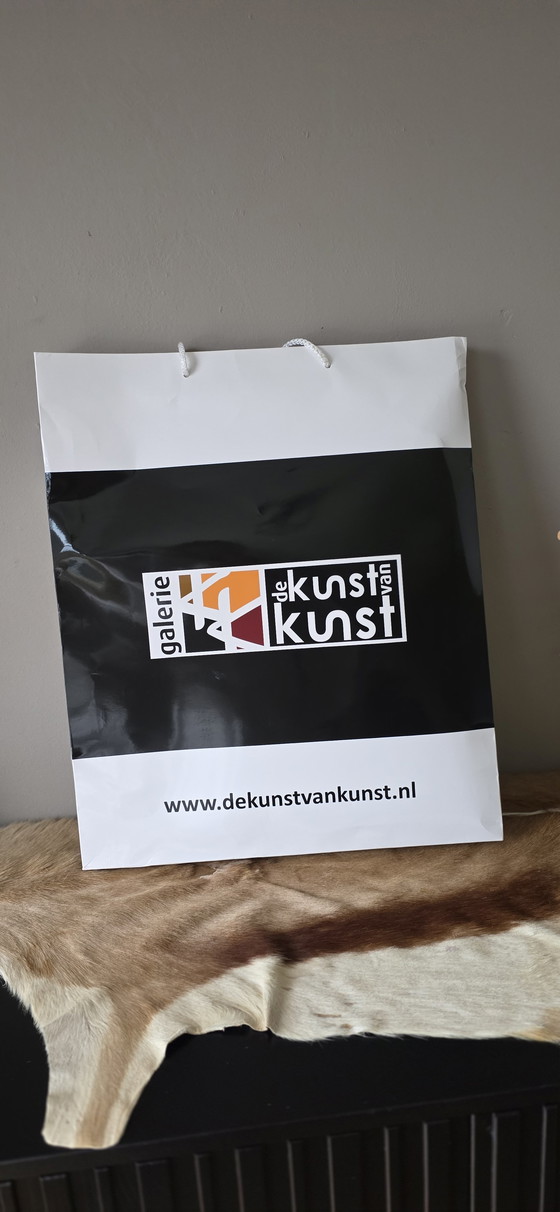 Image 1 of Painting by C.M. Leushuis - Torso (including certificate)