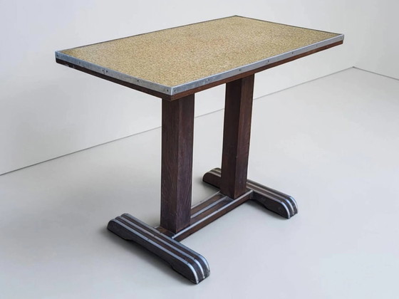 Tavolo da bistrò Art Déco – Tavoli da pranzo, Aluminium, Wood, Art Deco (photo 12 of 12)