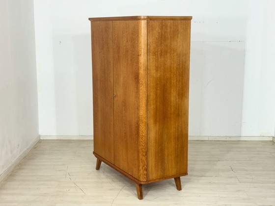 Image 1 of Armadio vintage anni '60 - rovere - armadio per biancheria dal design di metà secolo