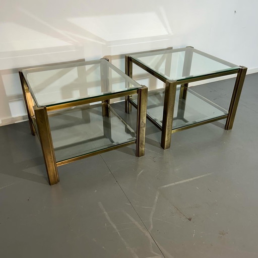 Bronze Set of Side Tables '1990'