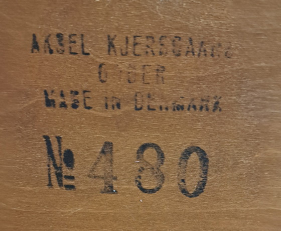 Image 1 of Aparador de teca original Aksel Kjersgaard núm. 480 D.E. Møbler, Dinamarca, ca 1960
