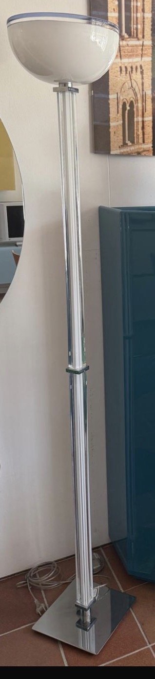 Venini Tolboi, nieuw met doos en garantie. – Vloerlampen, Metal, Chrome (photo 6 of 7)