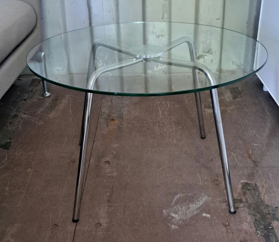 Image 1 of Tavolino Walter Knoll 369 | Classico del design Bauhaus | Vetro e cromo | 1956