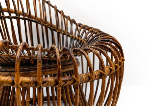 Image 1 of Fauteuil van rotan en bamboe van Janine Abraham & Dirk Jan Rol, jaren 50